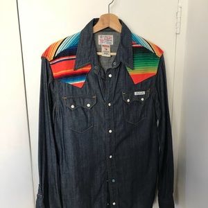 Rare! One of kind true religion denim shirt!